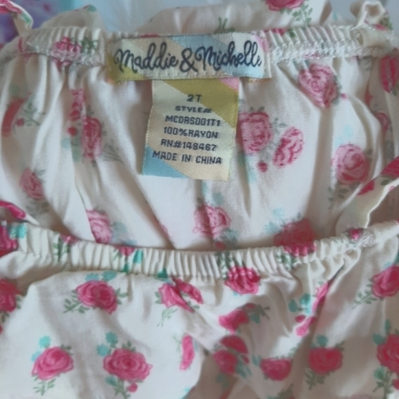 Girls Cold Shoulder Dress - Picture 2 of 2